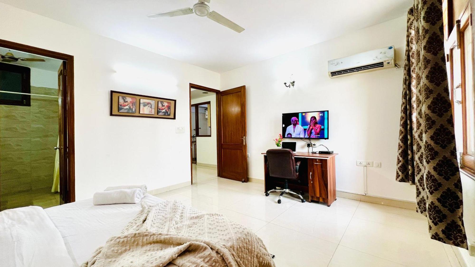 Olive Serviced Apartments - Defence Colony Nova Deli Quarto foto